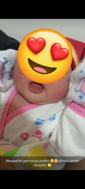 Alhamdulilah Bun si dd udh launcing baby girl