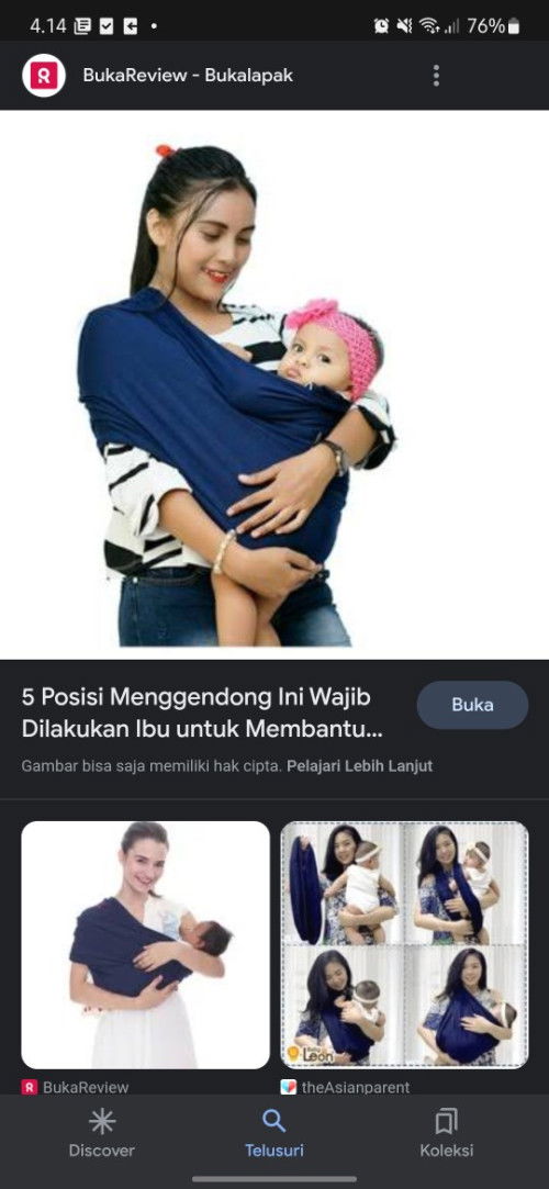 posisi menggedong bayi usia 3bulan28hari