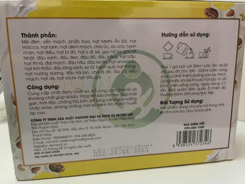 Pass ngũ cốc lợi sữa