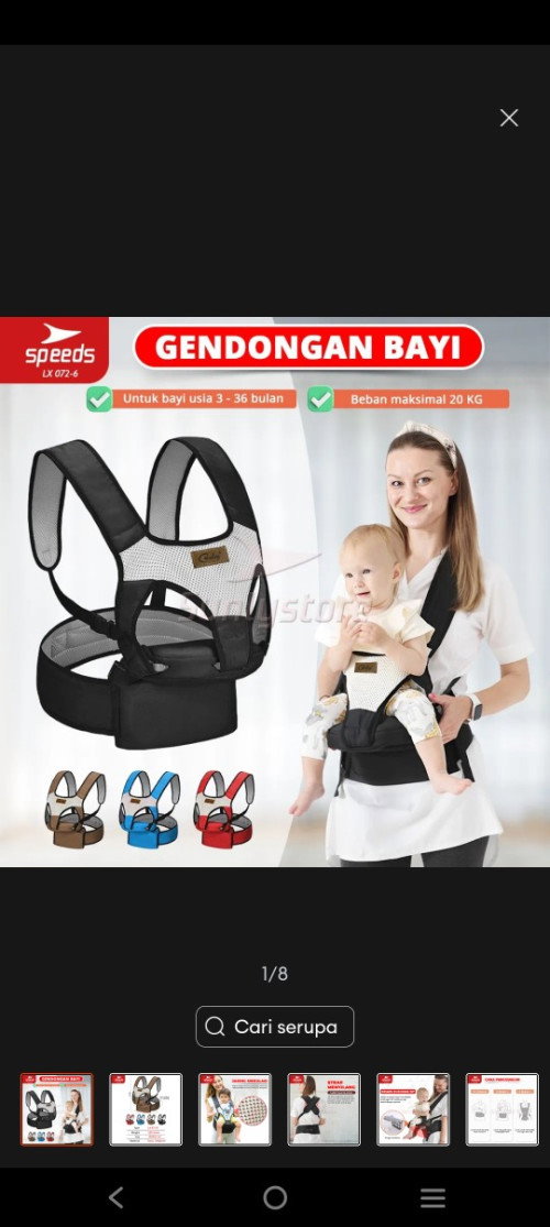 Gendongan yg cocok buat bayi