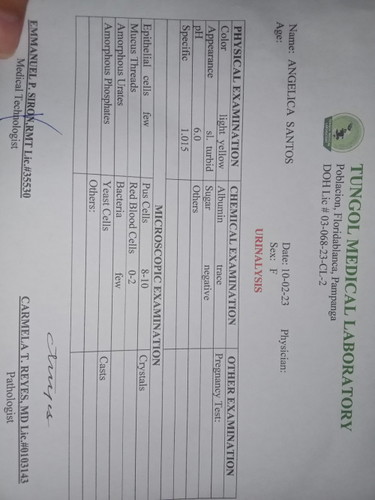Uti result