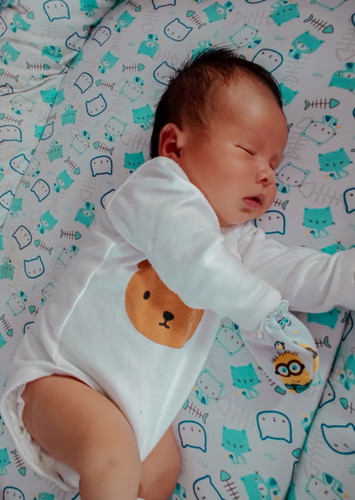 ลูกชายในวัย1เดือนเต็ม