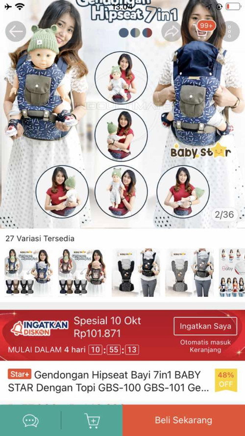 Gendongan hipseat