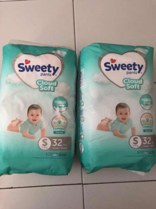 Jual pampers size S Sweety Silver Pants