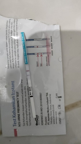 Halo bunda jika seperti ini apakah positif? Mohon bantuannya, terimakasih
