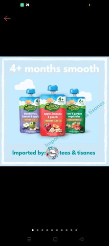 4month Baby food