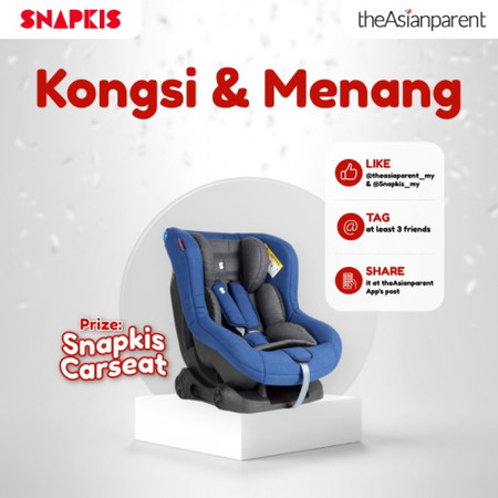 Carseat PERCUMA untuk dimenangi!