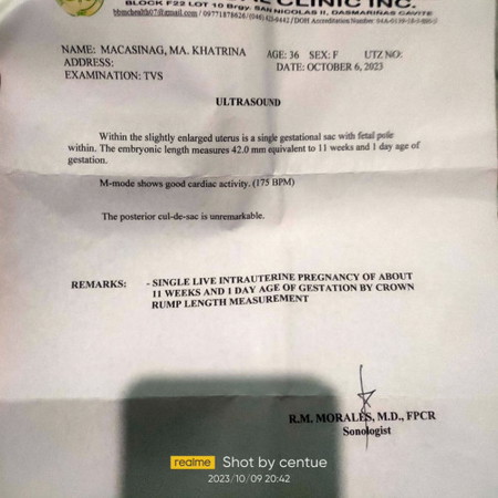 11weeks last oct6 sino p marunong mg read ok namn po ba sabi LNG KC ng sonologist ok namn daw