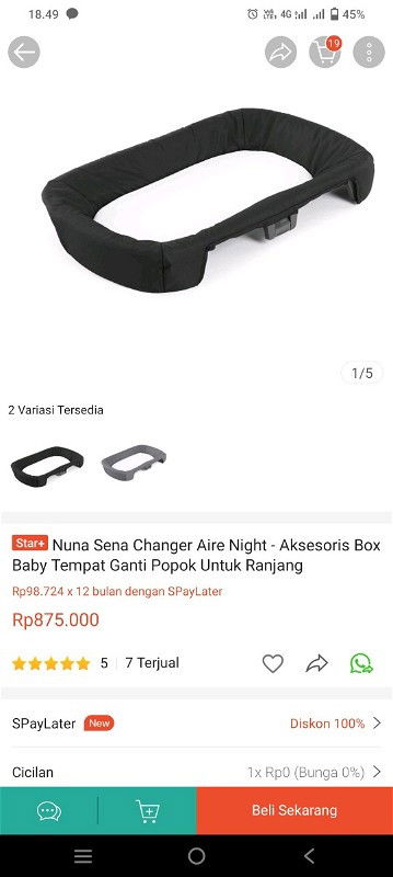 Nuna sena changer
