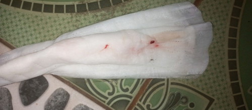 Lendir bercampur darah