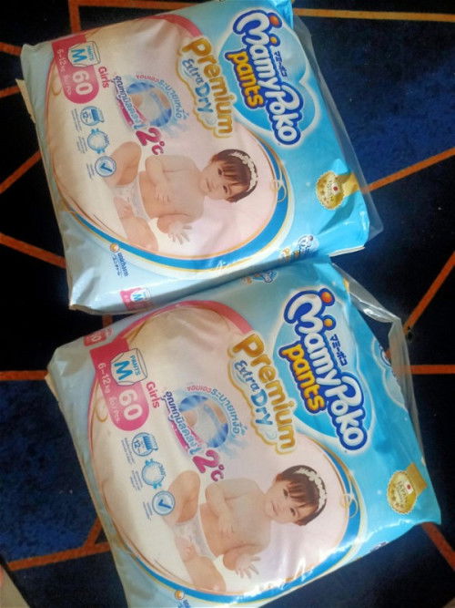 ส่งต่อแพมเพิส2แพคไซส์M