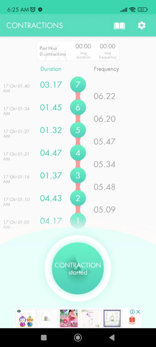 Kontraksi palsu atau asli ????
Hpl 20 Oktober