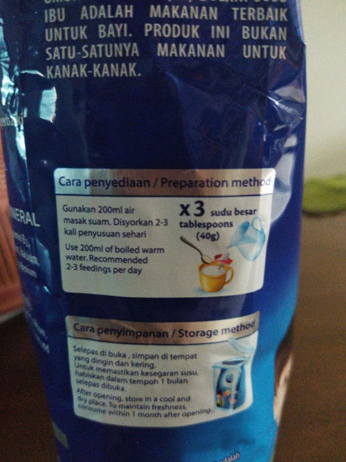 Begini cara bancuh susu dutch lady 123 biasa/madu