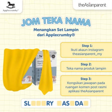 Lampin Bayi Eksklusif dari Applecrumby Untuk Dimenangi!