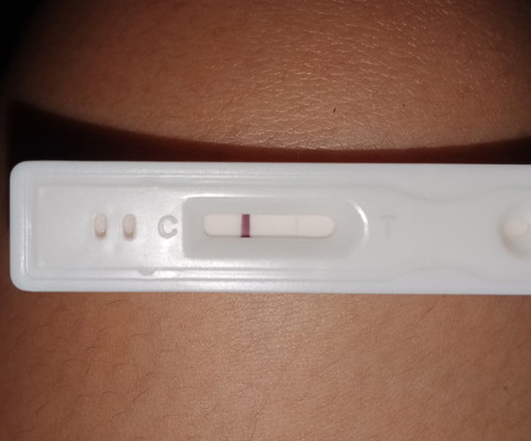 PT faint line or evap line Pa help mga mii, I did my pregnancy test this morning.