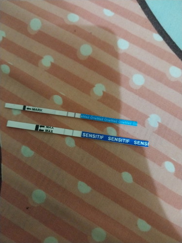 2x tespek. 1 dg merk onemed garis 2,lalu 1 dg merk sensitif garis 2 tp agak samar