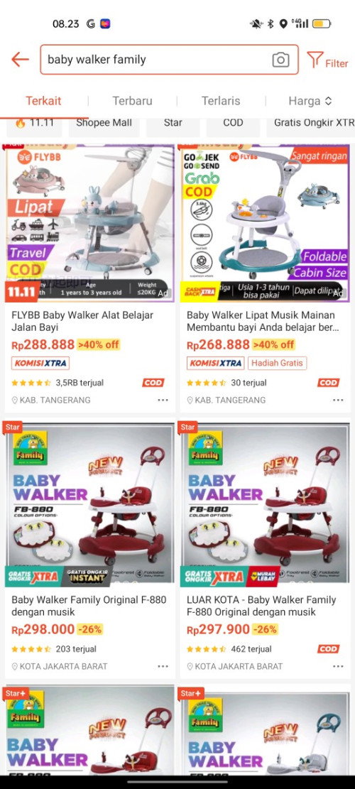 bun apa iya baby Walker sdh tidak di rekomendasikan?