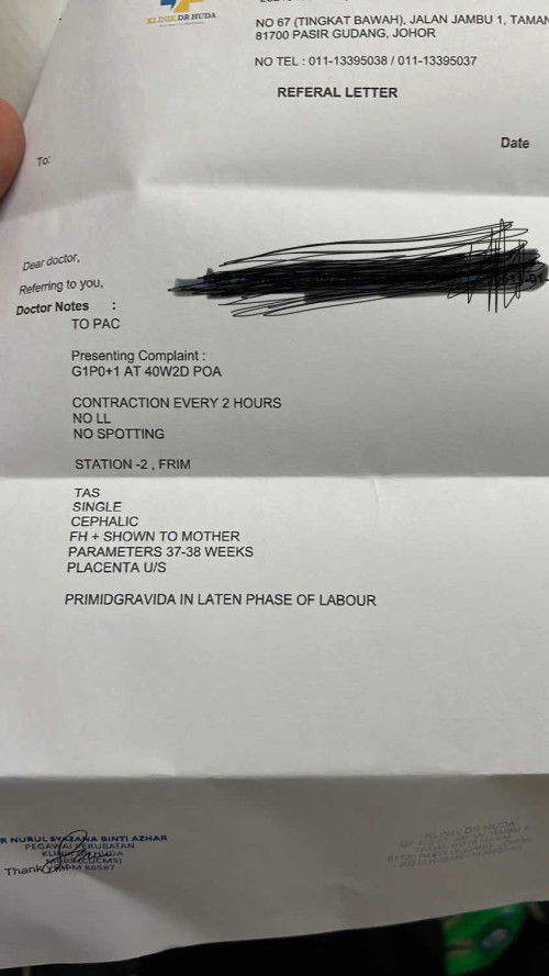 Dapat surat untuk ke PAC