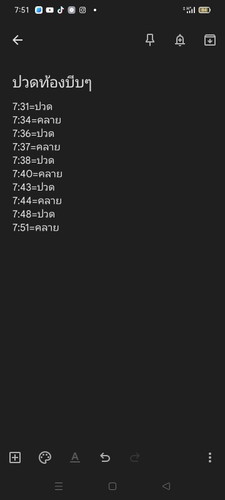 สอบถามอาการปวดท้อง