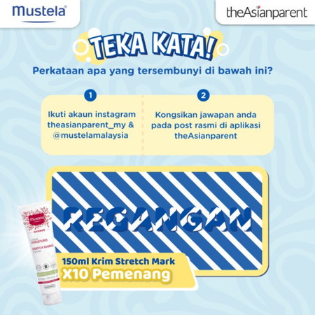 Produk Mustela Untuk 10 Pengguna Bertuah! JOM Rebut Peluang Anda!