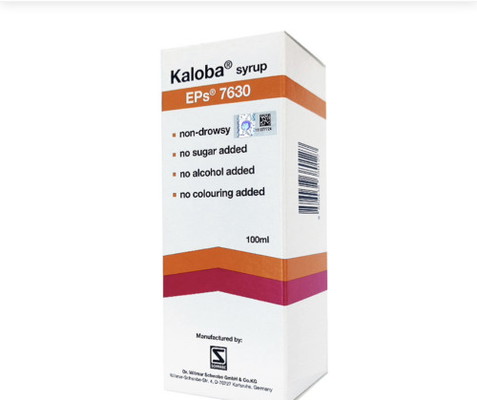 Can Kaloba syrup be taken with milk for toddler age 2?