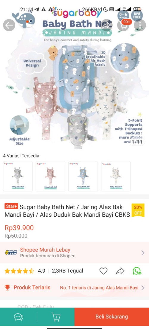 Buat mandi bayi