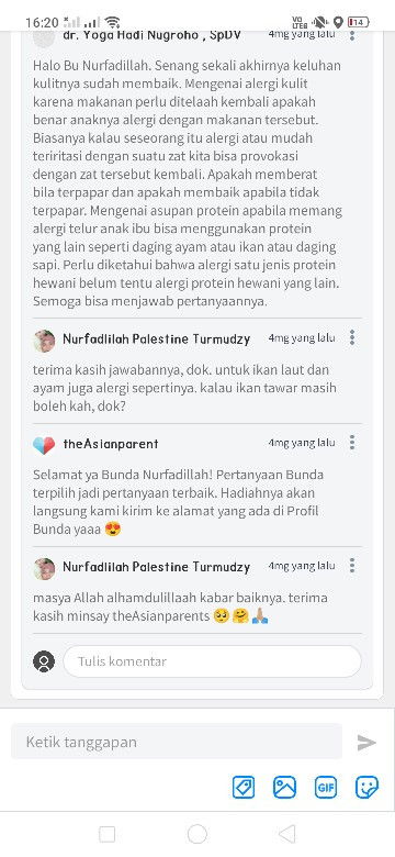 Hadiah pertanyaan terbaik