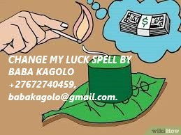 THE LUCK SPELL BY BABA KAGOLO +27672740459 IN AFRICA, THE USA, EUROPE AND OTHER PARTS OF THE WORLD.