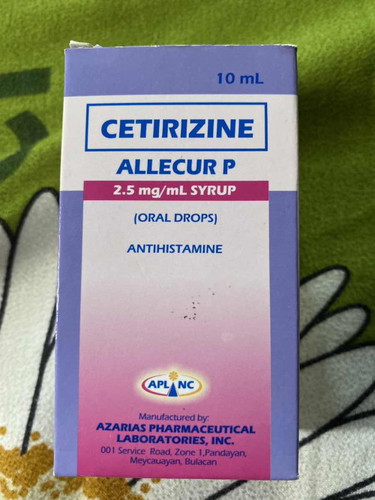 Pwede po ba sa 1month and 3weeks baby yung cetirizine allecur p??