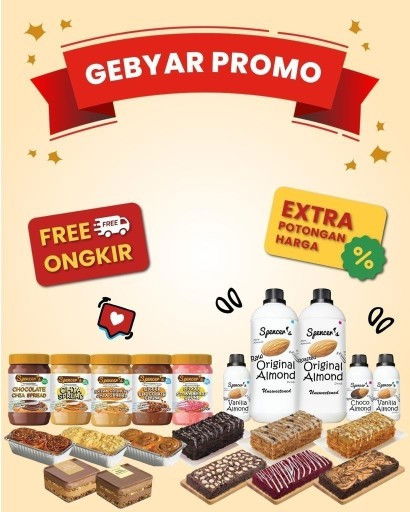 Share produk makanan sehat Spencer