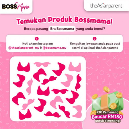 Baucar RM150 Bossmama Untuk 5 Pengguna Bertuah!