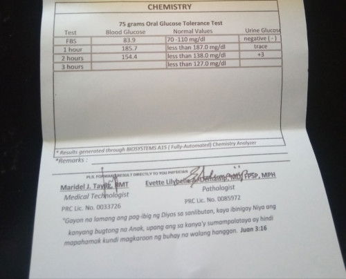 Mataas yung sa last hr result ng oggt