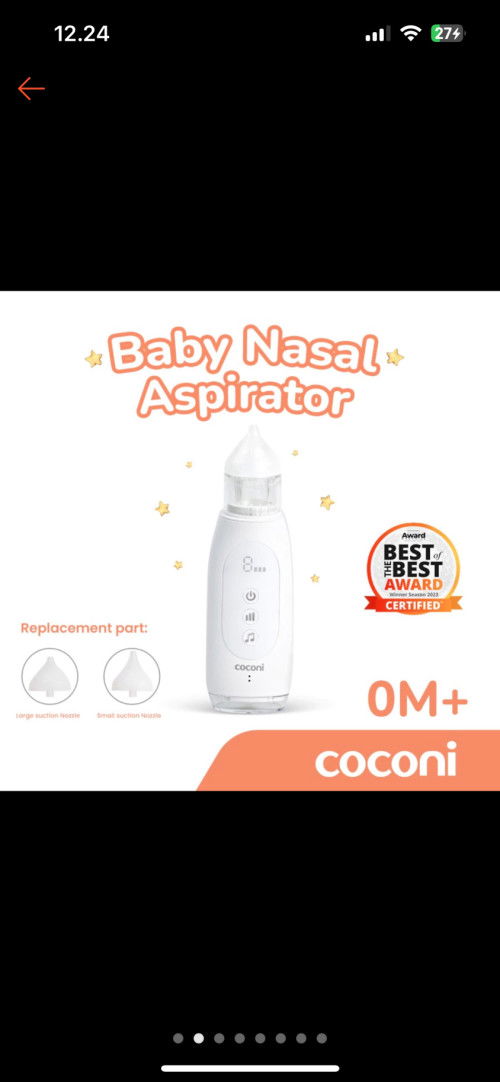 Nasal Aspirator (alat sedot ingus) boleh tidak?