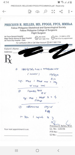 Safe po ba ang symdex may same po ba na nireseta din sa inyo si ob nyo?