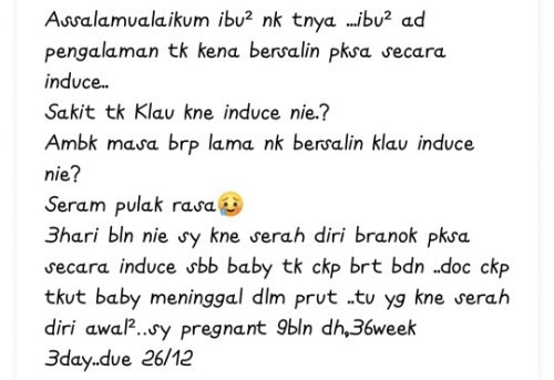 Assalamualaikum ibu²...
