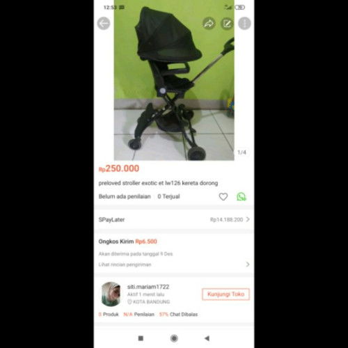 jual stroller baby preloved