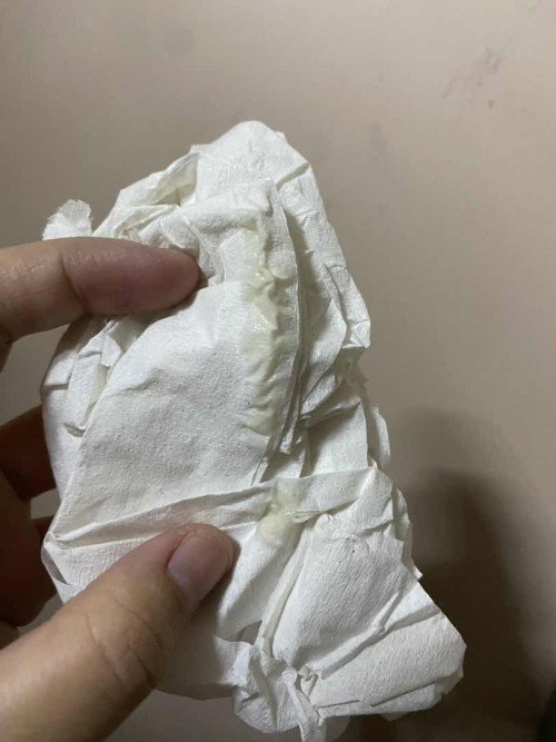 Nak tanya, kalau keluar air macam ni, ada pape tak?