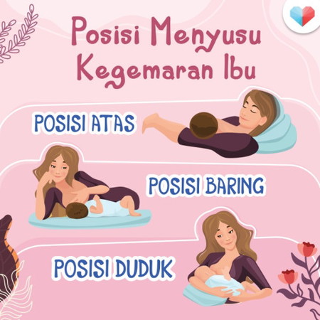 Jenis-Jenis Posisi Ibu Menyusu