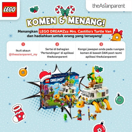 Set LEGO DREAMZzz Mrs. Castillo's Turtle Van Untuk Dimenangi!