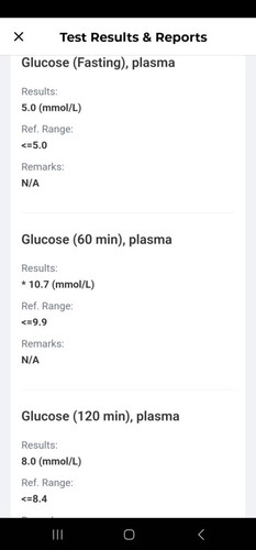 Gestational Diabetes test result is out. Not sure whether is it normal of not? Please help! Paranoid