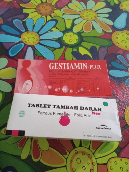 Tablet tambah darah Neo & Gestiamin Pluz
