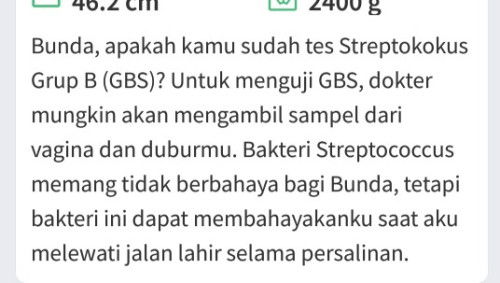 Apa bunda jga test ini?