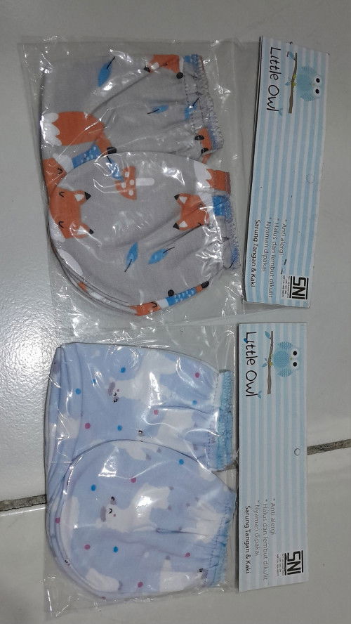 Preloved sarung tangan kaki bayi