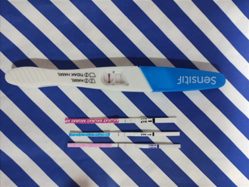 Hasil testpack positif tapi samar