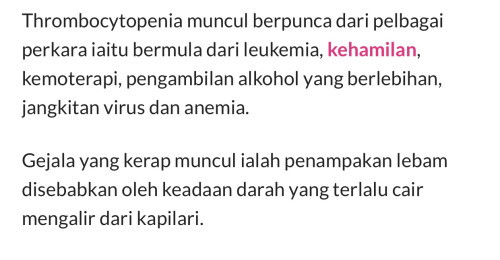 UBAT CAIR DARAH PUNCA LEBAM