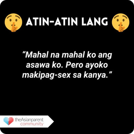 ATIN-ATIN LANG: "Is it possible to love my spouse, kahit I don't desire him sexually?"