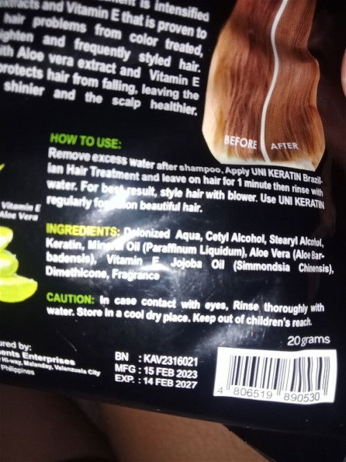 nakagamit Dito Ng nasa sachet na keratin Brazilian blowout? 6mos preggy