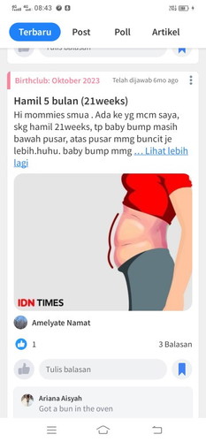 PERUT BAWAH PUSAT BESAR