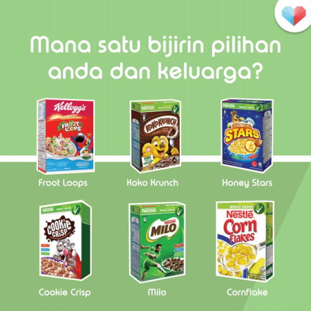 Pilihan Bijirin Anda Sekeluarga!
