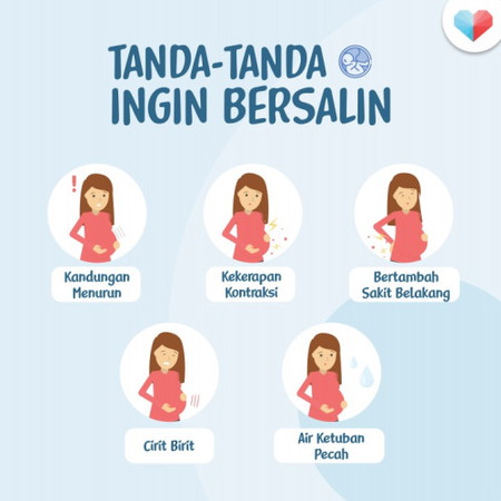 Tanda-Tanda Ingin Bersalin Yang Ibu Perlu Waspada